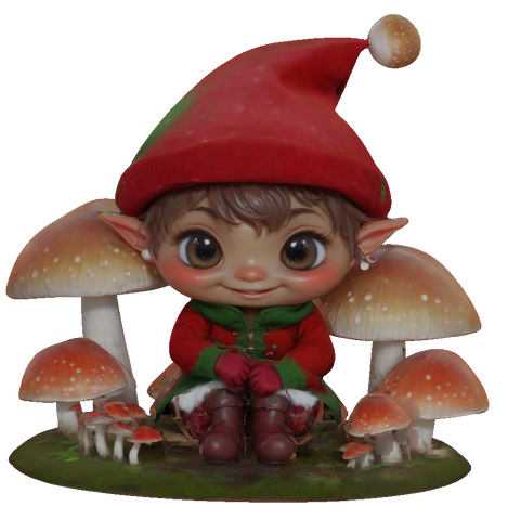 Playful Holiday Elf