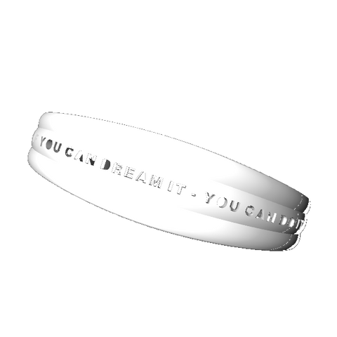 Motivational Bracelet: If You Can Dream It - You Can Do It.