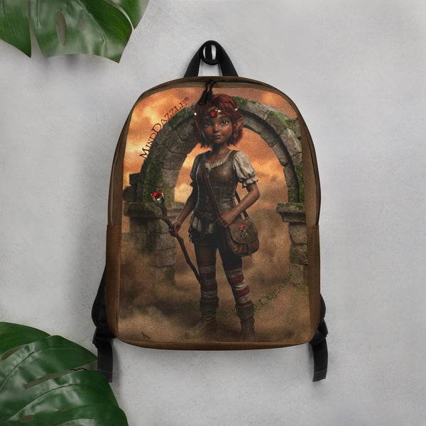 Fantasy backpack: Follow Your Dreams: Front View On Wall