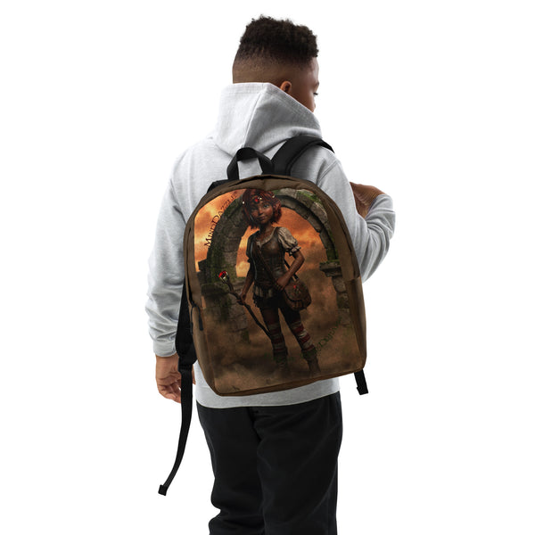 Fantasy backpack: Follow Your Dreams: Front View Wearing