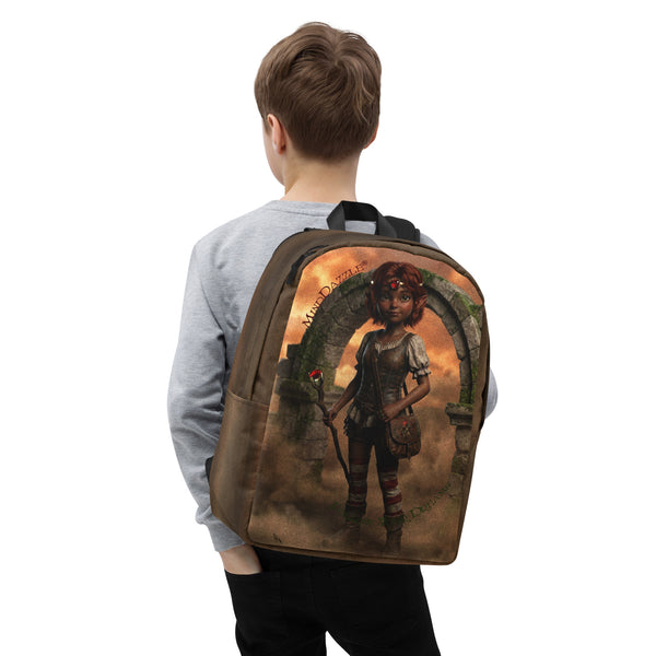 Fantasy backpack: Follow Your Dreams: Front View Wearing