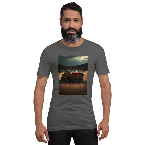 "No Equal" Vintage Car T-Shirt Boys/Men's: Color: Asphalt Grey
