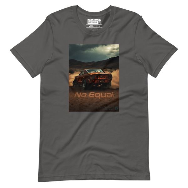 "No Equal" Vintage Car T-Shirt Boys/Men's: Color: Army Green