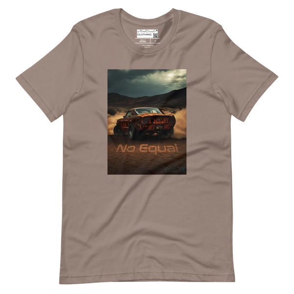 "No Equal" Vintage Car T-Shirt Boys/Men's: Color: Pebble/Sand