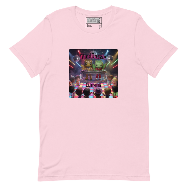 1970s Disco-themed T-Shirt: Soft Pink