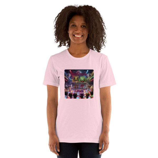 1970s Disco-themed T-Shirt: Soft Pink