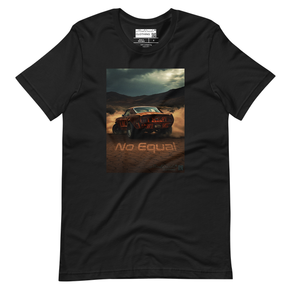 "No Equal" Vintage Car T-Shirt Boys/Men's: Color: Asphalt Grey