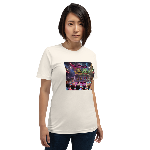 1970s Disco-themed T-Shirt: Vintage White