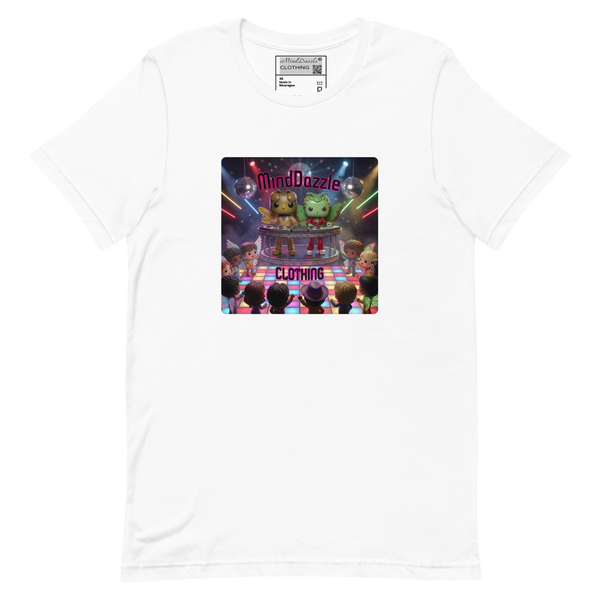 1970s Disco-themed T-Shirt: White