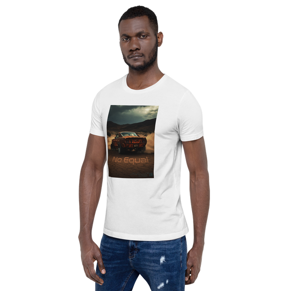 "No Equal" Vintage Car T-Shirt Boys/Men's: Color: White