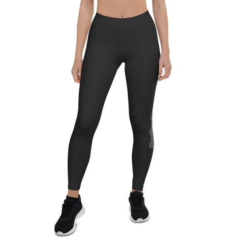 Solid Color Leggings - Black Graphite