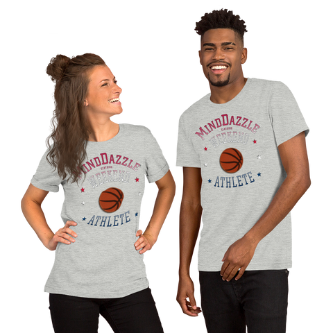 T-Shirt: Basketball, Color: Athletic Heather