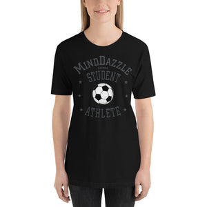 T-Shirt: Soccer, Color: Black