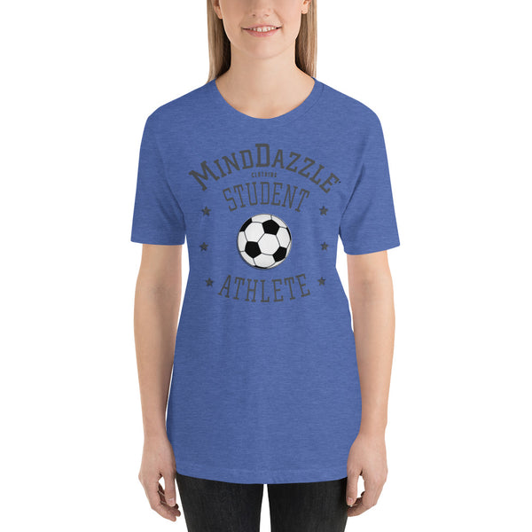 Soccer T-Shirt: Color: Heather True Royal