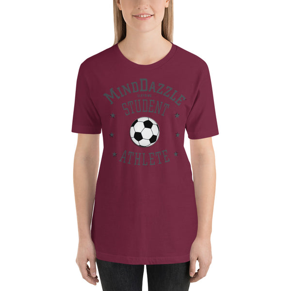 T-Shirt: Soccer, Color: Maroon