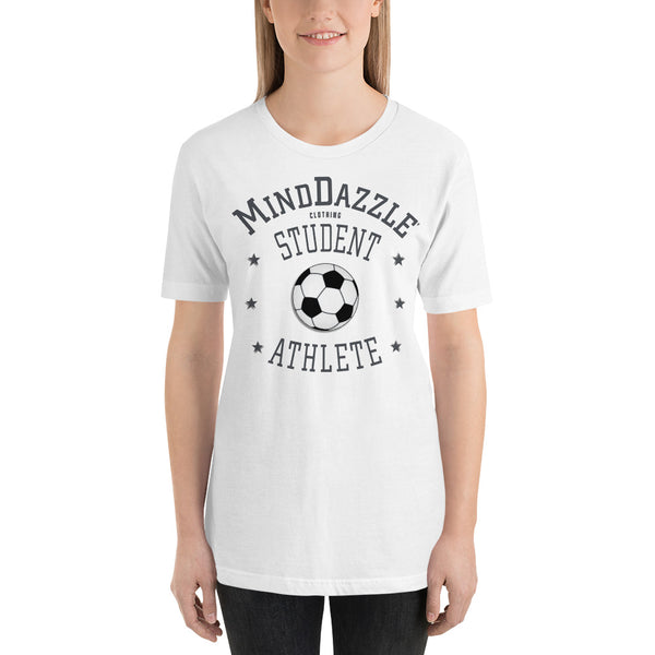 T-Shirt: Soccer, Color: White